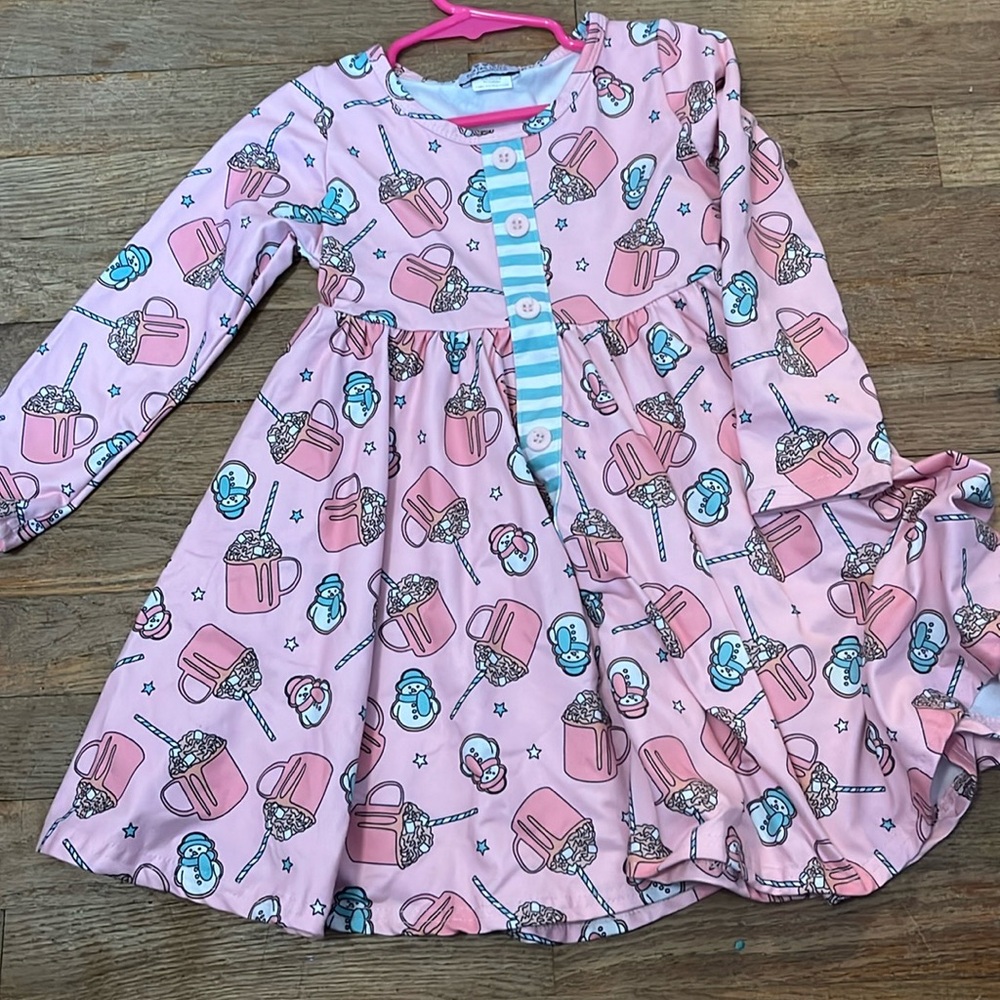 Foxtail Lillies Dress 3T Toddler Girl Dress